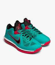 Mens Nike Lebron IX Low Trainers DQ6400 300 Green/Red Size UK 6_7_7.5