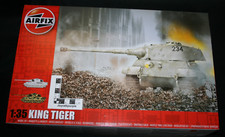 Airfix King Tiger 1:35 scale model tank kit A1369.