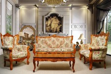 Rococo Sofa Set 3 + 2 + 1