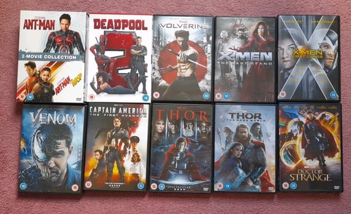 Marvel dvds men - x-men, captain