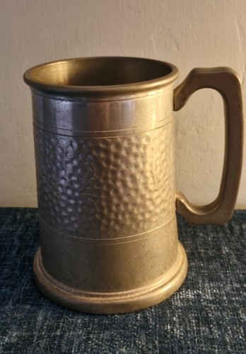 Vintage british pewter pint - british,