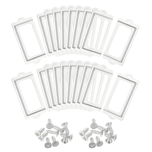 Metal label holders - label, 70x33mm