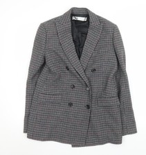 Zara Women Grey Houndstooth