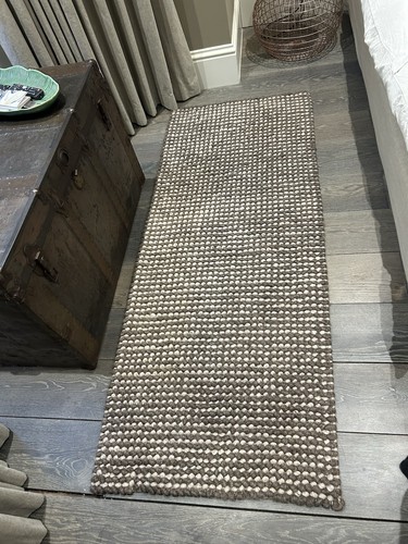 Hay pea wool rug - wool,