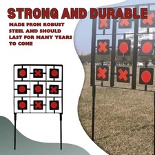 Auto Reset Shooting Target Noughts Crosses Air Rifle Practice With Extra Targets
