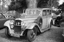 1930s Alvis Speed 20 Reg Number RV 5535 Taken at Oulton Park 1970s