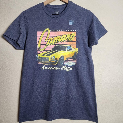 Camaro shirt mens small blue - camaro,