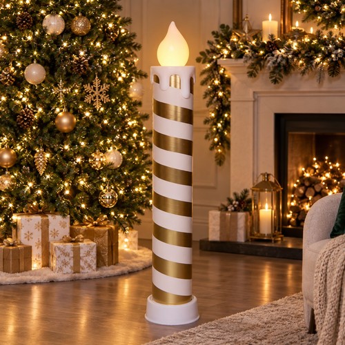 Giant 150cm gold - white, led