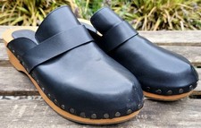 Zara  Black Studded Clogs