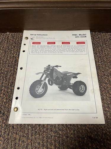 Vintage rare 1985 honda - vintage,