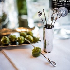 Set of Six Mixed Olive Picks &