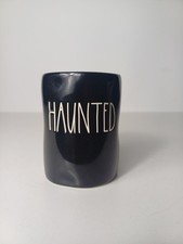 Rae Dunn Ceramic Haunted Candle Unlit Toasted Marshmallow Halloween Gothic Emo