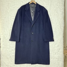 Mens 100% Cashmere Navy Blue