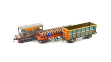 BACHMANN/LIMA 00 GAUGE - 3 X CIVIL ENGINEERS SCRAP TRAIN WAGONS - UNBOXED