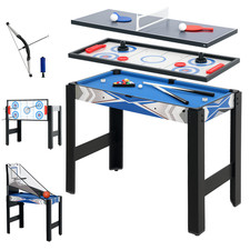 Kids Multi Game Pool Hockey Basketball Table Tennis Archery 5-1 Mini Games Table