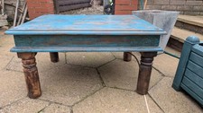 Rustic Indian Low Wooden Altar