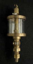 STATIONARY STEAM TRACTION ENGINE TRACTOR AGRICULTURAL BRASS SIGHT GLASS OILER