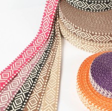 4CM Double Sided Geo Jacquard