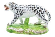 Continental Porcelain Leopard 19th C