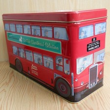 London Bus Biscuit Tin Red