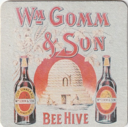 Beer mat gomm - gomm, &