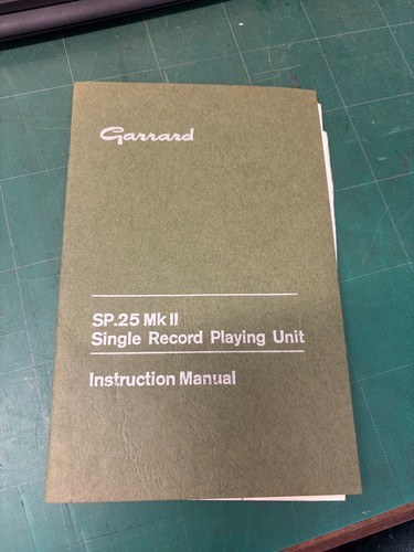Garrard 25mk single - sp.25mk, ii