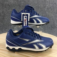 Reebok Shoes Mens 7 MLB Pro Playdry Hexride Baseball Cleats Blue 18-343447 NEW
