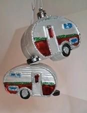 Christmas Ornament TEARDROP RV