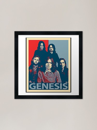 Genesis rock band framed art - genesis,