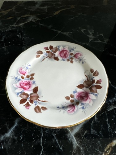 Queen anne side plate - anne, bone