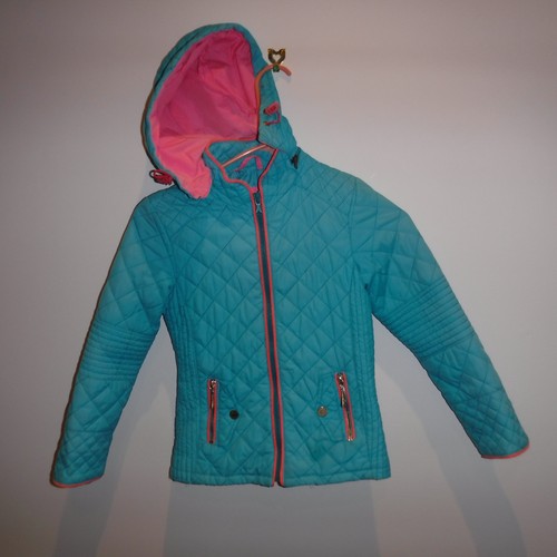 Child jacket aqua size - hk,