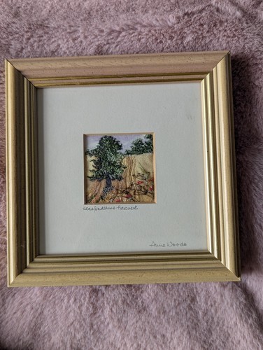 Anne woods signed embroidered - anne,