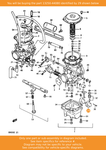 Suzuki float 13250 - suzuki, 13250-44080