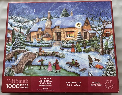 Snowy christmas evening by - snowy,