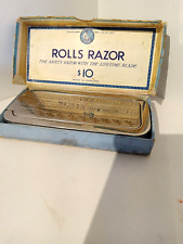 Vintage Rolls Razor, Imperial No.2 nickel plated, Made in England, 1927