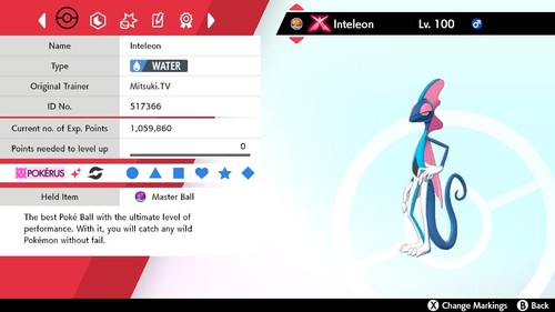 Shiny gmax inteleon for - inteleon,