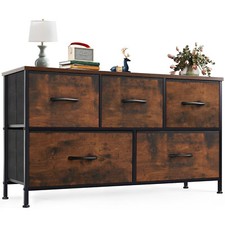 Wood Top 5 Drawers Dresser for