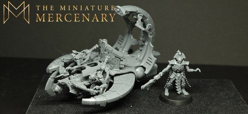 Catacomb command barge necrons - command,