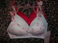 Paris Hilton 3pk girls bras