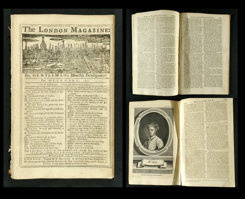 London magazine dec 1754 - london,