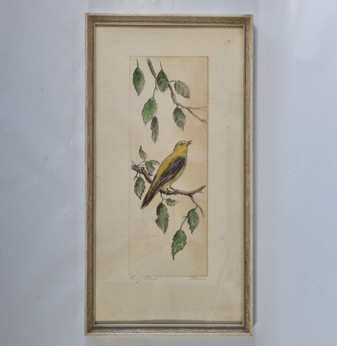 Vintage pencil watercolour - &,