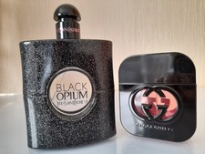 Empty YSL Black Opium Eau De Parfum 90ml  & Gucci Guilty Eau De Toilette 50ml