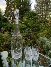 1938 William Clyne Farquharson,  John Walsh Walsh Leaf Design Decanter & glasses