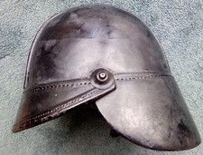 Fireman helmet leather - ,