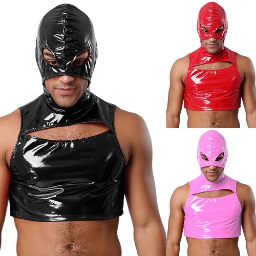 Mens leather crop - crop, vest