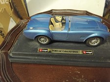 AC Cobra 427 SC 1:24 Diecast Model American Muscle Car Red Classic Retro Racing