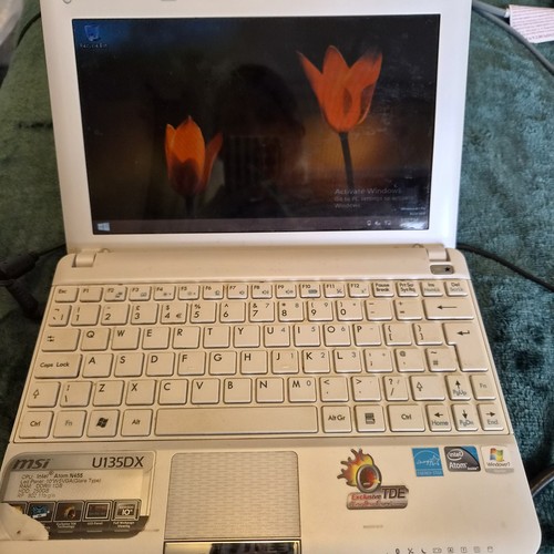 Msi netbook with charger - netbook,