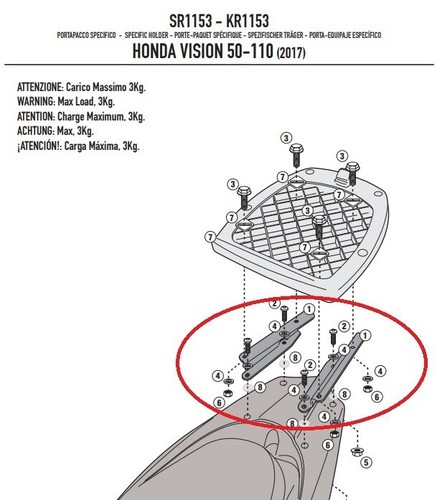 Givi kappa sr1153 monolock - /,