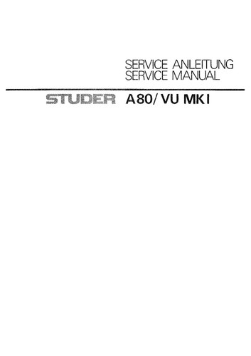 Service manual guide - manual,