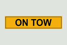 ON TOW Vehicle Sticker